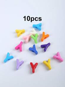 Randomly Mix 10/50/100pcs Acrylic Letter Beads For Jewelry Making Supplies, Colorful Big Alphabet Charm For DIY Bracelet Necklace Craft Bead - Colorful Letter Beads - View 16