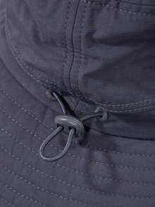CAMEL CROWN Mũ xô vành rộng cho nữ, mũ chống nắng bảo vệ UV, mũ denim cho nam, mũ chống nắng cho leo núi và đi bộ đường dài - Màu xám đen - Xem 4