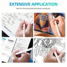 1/4/8/20-Pack, Compatible With Apple Pencil 1st And 2nd Generation Tips, Compatible With IPencil Tips, Compatible With Apple Pencil Double-Layer Tips, Compatible With IPad Stylus Replacement Tips, Widely Applicable, More Durable - White - View 6