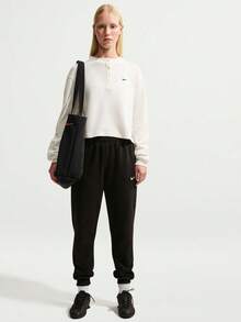 Nike Tas Jinjing Unisex NK HERITGE TOTE GFX YR MSG HRE IU4945-010 - Hitam dan Putih - View 6
