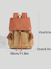 Multifunctional Large Capacity Backpack For Commuting And Students. Easily Fits Laptop, Documents, Power Bank And Toiletry Bag, Meeting All-Day Travel Needs. Whether It's For Workplace Commuting, Campus Classes, Weekend Outdoor Hiking Or Business Travel, It's Your Most Reliable All-Around Companion. - Multicolor - View 6