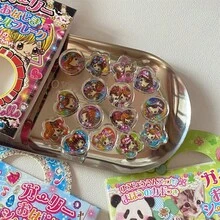 15pcs Y2k Crystal Marbles Laser Sparkling Heart-Shaped Animal Mobile Phone Case Stickers Stationery - Color - View 13