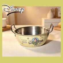 Disney Cartoon Stainless Steel Bowl, 304 Stainless Steel Double Handle Bowl, Shatterproof Tableware - Multicolor - View 9