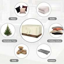 Patio Cushion Storage Bags - Beige - View 5