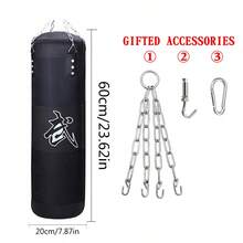 Hanging Punching Bag Set For Adults, Hollow Thickened Boxing Punching Bag, Taekwondo Martial Arts Fitness Equipment, Training Sandbag For Teenagers - Multicolor - View 7