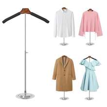 1 Pack Adjustable T Shirt Display Flexible Shoulder Stand, 17-31 Inch Portable Metal Shirt Rack Display Stand, Garment Coat Holder, For Clothing Garment Coat Retail Vendor, Cloakroom - Brown1PCS - View 1
