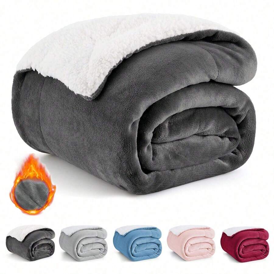 Bed Blankets & Towel Blankets - Dark Grey - View 1