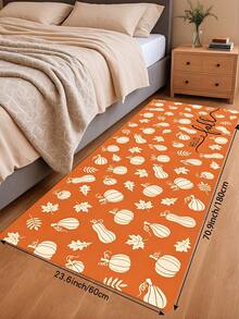 1/2 piezas Alfombra de cocina con calabaza de otoño y Acción de Gracias, alfombra y tapete de cocina de otoño, accesorio de cocina antideslizante, lavable y absorbente, regalo para las fiestas de Acción de Gracias! - Multicolor - Ver 9