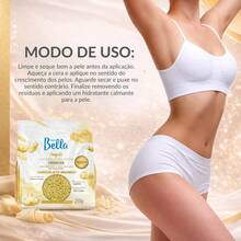 Cera Confete Chocolate Branco Depil Bella 250g P/ Depilação - CHOCOLATE BRANCO - Visão 3
