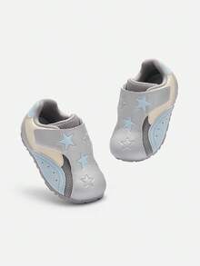 Balabala Baby First Walker Shoes Breathable Soft Sole Lightweight Sneakers For Boys Girls Comfortable Autumn Daily Wear - Blue Floral Tones - View 4