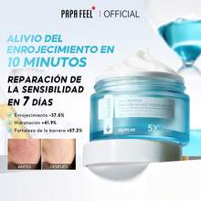 PAPA FEEL Ceramida 5X Crema Básica Calmante y Reparadora | Refuerzo de la barrera cutánea, reparación de la piel, reducción del enrojecimiento, hidratante | Con Centella Asiática y Ácido Hialurónico | Textura ligera no grasa | Adecuada para todo tipo de piel, piel sensible, uso diario. - 30 g - Ver 2