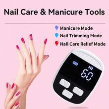 Portable Mini Nail Curing Lamp With Digital Display And USB Charging, Gel Curing Lamp, Suitable For Home And Salon 650mAh - Multicolor - View 2