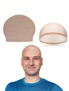 1 Stück/2 Stücke Halloween Glatzenkappe, Make-up Latex Kopfhaube, Glatzenperücke Kappe für Erwachsene, Mehrfache lässige Anwendungen wie Weihnachten, Halloween Kostüm, Drama oder Bühnenaufführung, Cosplay Convention, Karneval und Parade, sowie Make-up Party, Cosplay und Verkleidungsspaß, Beste Glatzenkappe, Leichtes Design, Bequem für Langzeit-Tragen, Atmungsaktive Struktur verhindert Schwitzen, Geeignet für verschiedene dicke Frisuren, Perücken und Masken - Verschiedenfarbig - Übersicht 15