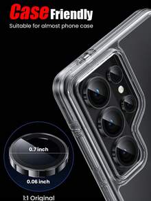 Gorilla Hero 4合1 相容 S24 Ultra 2片防窺鋼化玻璃螢幕保護貼 + 2片相機鏡頭保護貼，防偷窺、防刮、防摔，適用於 Z Fold 8 Ultra/Fold 8/Fold 7/Fold 6/Fold 5/Fold 4/S21/S21 Plus/S22/S22 Plus/S23/S23 Plus/S24/S24 Plus/S24 Ultra/S25/S25 Plus/S25 Ultra/S26 Ultra/S26/S26 Plus 及其他機型 - 黑色 - 查看 7