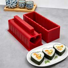 Juego para hacer sushi, incluye rodillo de sushi, set de plástico premium, kit de herramientas para sushi, molde para enrollar sushi, herramientas DIY para hacer rollos de sushi (adecuado para uso doméstico principiante), útiles escolares - Multicolor - Ver 20