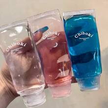 1pc Chiboki Fruit Tube Squeeze Toy, Transparent Glitter Sequin Squishy, Cute Fruit Bead Stress Relief Toy, Anxiety Relief, Creative Desktop Fidget Toy For Kids - NNL44 - View 7