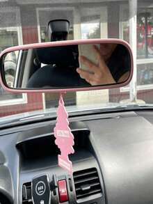 1pc Silicone Frame Accessory, Tesla Model3/Y Interior Rearview Mirror Decoration - Protective Case - View 1