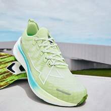 XTEP Men's New Shock-Absorbing Support Lightweight Breathable Mesh Running Shoes - Jelly Green - View 9