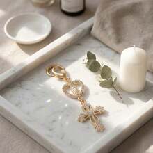 20 Sets/60 Pieces Gold Cross Keychain Set, Greeting Card Set, Baptism Gift Set, Communion Gift, Baptism Favor, Communion Decoration - Multicolor - View 4