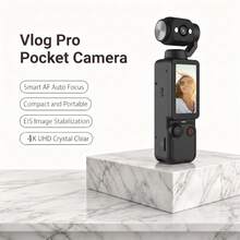 Handheld Gimbal Vlogging Camera, 4K UHD Small Compact Action Cam For Traveling Hiking, 2000mAh Battery With Dual Fill Lights For Perfect Selfies - No App Required, Best Gift For Teens Content Creators & Vloggers - Multicolor - View 15