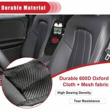 1pc Multi-Function Car Side Storage Bag, Car Seat Back Hanging Organizer With Multiple Pockets, Car Interior Storage Rack For Daily Travel Supplies, Universal Vehicle Interior Accessory - A - View 3