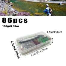 366/149/136/88/86pcs Trout/Perch/Bass Multi-Bait Fishing Tackle Set, Multi-Layer Fishing Gear Professional Equipment Tackle Box, Suitable For All Water Layers, Can Be Used In Freshwater And Saltwater. - Multicolor - View 4