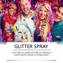 EELHOPE Spray Brillante con Purpurina para Cabello y Cuerpo, Spray Iluminador para Bailes de Graduación, Festivales y Fiestas LPFC - 1 - Ver 4
