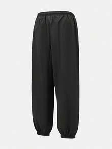 Nike Celana Jogger Tenun Wanita AS W NK UV CLSSC IM8164-010 - Hitam - View 2