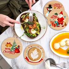 Set Of 6 Christmas Wooden Coasters – Decorative Coffee And Tea Coasters, Ideal For Use At Home Or In Cafes, And The Perfect Festive Gift - Multicolor - View 7