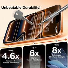 CASECOPS 1Pack Privacy Anti-Peeping Phone Screen Protector, Compatible With IPhone 17 Pro Max/17 Pro/17 Air/17e/17/16 Pro Max/16 Pro/16 Plus/16/15 Pro Max/15 Pro/15 Plus/15/14/13/12/11, Full Screen Protection, Anti-Peeping, Anti-Fingerprint, Anti-Scratch, Compatible Phone Case - 1 Pack - View 7