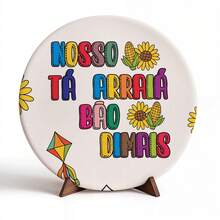 Round Panel Covers Table Panel 50x50 Festa Junina - MS-282 - 查看 2