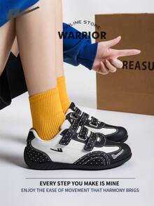 Warrior Women's Board ShoesSpring And SummerComfortable Modest Style Casual Yet Sleek Sneakers Applicable Throughout The Year Wear-Resisting All-Day Wear Training Sneakers Running Shoes - Beige/Black - View 7