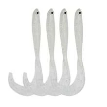 Long-Range High-Density T-Tail Soft Bait, Red Head Glow-In-The-Dark Strong Fish Attractant, Wear-Resistant Single Hook With Lead, Anti-Snag Bottom For Black Bass And Largemouth Bass, Highly Elastic Strong Fish Attractant For Saltwater And Freshwater - Multicolor - View 26