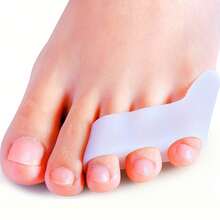 1 Pair Gel Toe Separators, Suitable For 3rd To 5th Toes, Toe Separators, Flexible Foot Support Tool For Yoga, Running And Daily Use - Multicolor - View 1