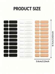 60pcs Ring Size Adjuster, For Loose Rings, Ring Size Reducer/Tightener, Unisex Ring Inserts, Silicone Ring Tightener, Invisible Non-Slip Comfortable Fit, Suitable For Wide/Thin Rings, Jewelry Accessories (Accessories Only) - Ring Adjustment Pads - View 4
