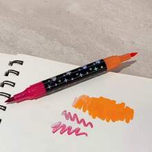 Dual-Tip Glitter Pen With Quick-Drying, Glue-Like Ink-Featuring A Fine Tip-Suitable For Scrapbooking, Card Making, Journaling, And Drawing; A Glitter Marker Set Ideal For Artists And Art Supplies. - Multi-color - View 11