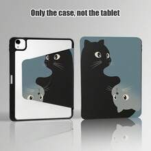 Casing Pelindung Tablet Motif Kucing, Slot Pena Terintegrasi, Dengan Stand, Cocok Untuk Honor 8/9/10/X8/X8A/X9/X8Pro/X9Pro Dan Model Lainnya/ MatePad SE 11 Inch/MatePad 11 Inch/11.5 Inch, MatePad Pro Apple Generasi ke-10/11 2025 (A16), Galaxy Tab A7/A9 Dan Model Populer Lainnya - MultiWarna - View 6
