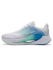 XTEP Hydrogen Wind 7.0 Sepatu Lari Pria Baru yang Ringan, Bernapas, Empuk, Responsif, dan Tahan Lama - Putih/Biru kehijauan - View 5
