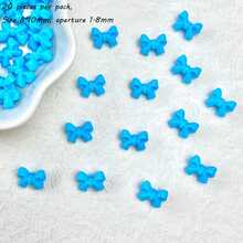 10mm Acrylic Macaron Color Small Bow DIY Mobile Phone Chain Hair Accessories With Separated Beads Accessories Material Loose Beads - Multicolor - View 54