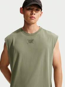 Nike Men's AS M NSW TEE LSE SLVLS WASH Sports Casual T-Shirt IM3820-328 - Green - View 3