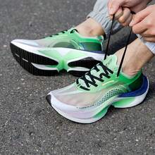 XTEP Shock-Absorbing Spin Pro New Cushioning Support Lightweight Breathable Grip Wear-Resistant Men's Running Shoes - Green/Light Beige - View 4
