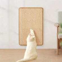 1pc Sturdy Sisal Cat Scratching Board (No Wooden Support) - Mess-Free, Sofa- Design, Suitable For Exercise And Rest - Perfect Gift For Your Cat, Your Cat's Favorite Gift, And Extra Preventive Sofa Protection For Your Home - 30*40 () - View 2