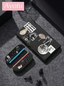 Ayotu 1 قطعة بطانية حماية بنمط الفهد والأصداف والكرة المضيئة لجهاز Switch2/Switch NS/Switch OLED/Switch Lite، غلاف TPU ناعم من الجيل الجديد، بطانية حماية عالمي لوحدة التحكم بالألعاب، بطانية حماية لوحدة تحكم Switch، إكسسوارات ألعاب Switch، مضاد للسقوط، مضاد للانزلاق، مضاد للخدش، أنيق، هدية ربيعية رومانسية/العودة إلى المدرسة/عيد الحب/الهالوين/هدية الذكرى السنوية. - مشاهدة 9
