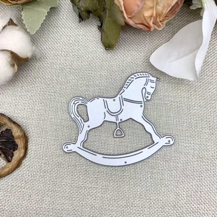 Baby Troy Metal Punch Tool, Suitable For DIY Scrapbooking, Card Making And Photo Album Decoration - Silver-white - View 1