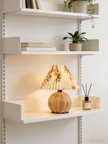 1 buah Lampu Meja Anyaman Rotan Bertenaga USB, Lampu Samping Tempat Tidur Gaya Nordik Vintage, Serbaguna untuk Kamar Tidur, Homestay, Restoran, Berkemah, Lampu Malam Suasana Cahaya Hangat Minimalis - Lampu meja rotan buatan tangan - View 8