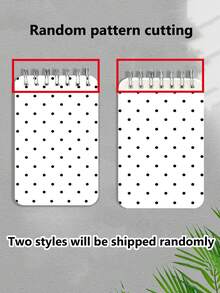 New Polka Dot & Leopard Print Mini Loose-Leaf Notebook - Portable Pocket Size, Suitable For Writing, Memo, Diary, Study And Office, Thoughtful Gift For Teachers On Teacher's Day, Also Great Gift For Graduation, Birthday, Back To School Essential, Back To School Season, Back To School Must-Have (Mini Size) - Multicolor - View 7