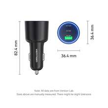 VENTION 165W Ultra-Fast Car Charger, 100W&65W PD Ports With 3 USB Ports, Plug & Play For Laptops, Phones, Dashcams, Built-In LED Indicator - FFPB0 - View 11