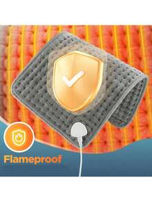Hailicare Bantalan Pemanas Elektrik Multifungsi untuk Fisioterapi, Selimut Pemanas, Bantal dengan 10 Tingkat Pengaturan Suhu dan 4 Tingkat Pengaturan Waktu untuk Meredakan Nyeri pada Tangan, Punggung, Kaki, Bahu, Leher, dan Tulang Belakang di Musim Dingin, Hadiah Liburan. - Steker Tipe AS A (110-127V) - View 5