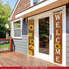2D Flat 2D Flat 2D Flat, 2D Flat 1pc, 2D Flat Welcome, Polyester Material. This Sunflower Theme - Sunflower Theme - View 2