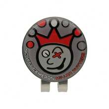1pc Cute Cartoon Clown Golf Hat Clip With Detachable Ball Marker, Practical Golf Accessory, Suitable For Most Brand Golf Hats - Multicolor - View 4